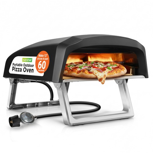 Nutrichef portable gas pizza - nutrichef,