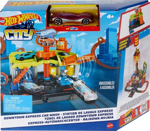 Hot wheels city toy - city, track