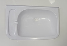 Caravan Sink White Plastic