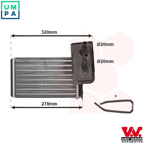 Heat exchanger interior - heat,