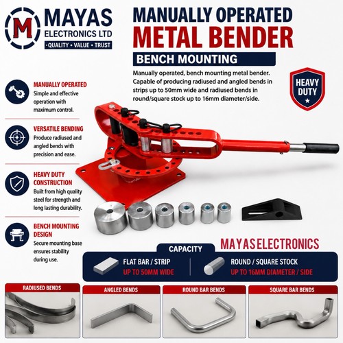 Metal bender bench mounting - metal,
