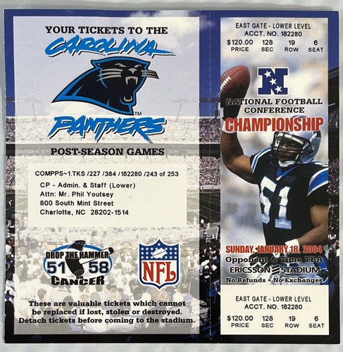 2003 nfc championship game - nfc,