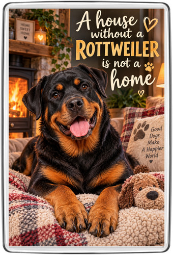 Rottweiler fridge magnet dog - magnet,