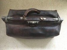 Vintage Leather Gladstone Bag