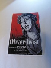 1948 Oliver Twist Alec Guiness Vintage Film Promotional Poster Fine Art Postcard