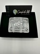 Stunning CHROME Kilt Belt