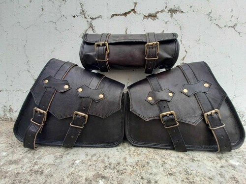 Motorcycle leather pouch - motorcycle,
