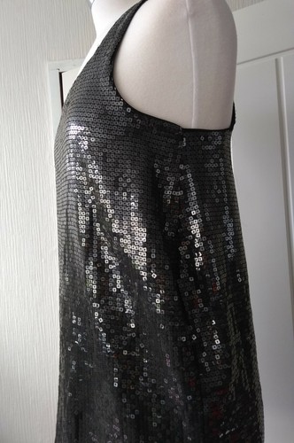Black tunic top mini dress - h&m,