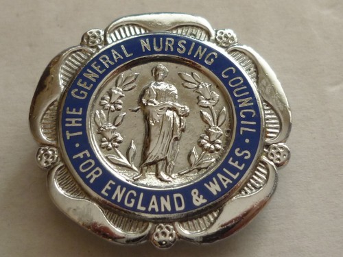Vintage enamel badge general - vintage,