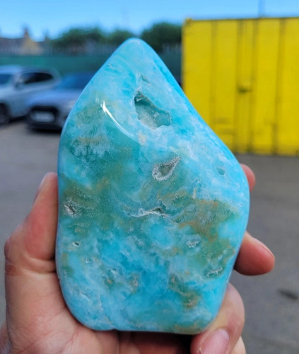 Natural smithsonite freeform - smithsonite,