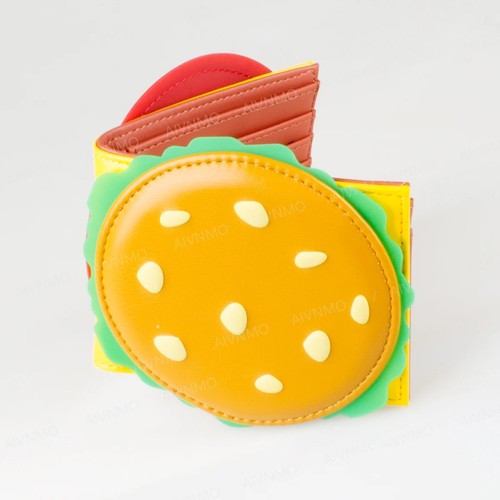 Burger wallet foldable card - burger,