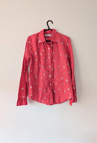 Abercrombie kids red floral - kids,