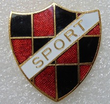 Vintage School Sports Enamel