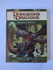 Wizards Of The Coast Dungeons And Dragons D&D Monster Manual Hardback