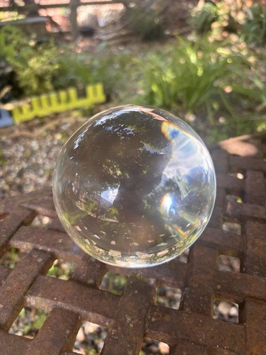 Inch solid clear crystal - inch,