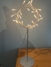 IKEA Silver Table Hoop Light With Fairy Lights
