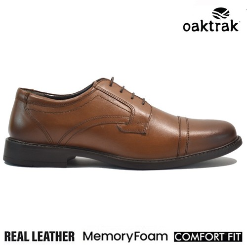 Mens leather brogues smart - leather,