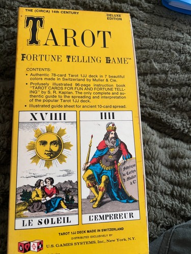 Boxed set tarot cards for - set, of