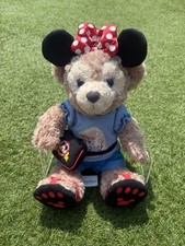 Disney Parks Plush Shellie May Pin Trading Mickey 16" Bear Duffy Friends Rare