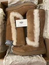 UGG SUNDANCE CHESTNUT WATERPROOF BOOTS VIBRAM SOLES RRP £250