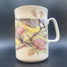 Vintage Ashley Bluetits Fine Bone China Mug Made in England Staffordshire