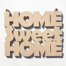 Wooden Home Sweet Home Decor