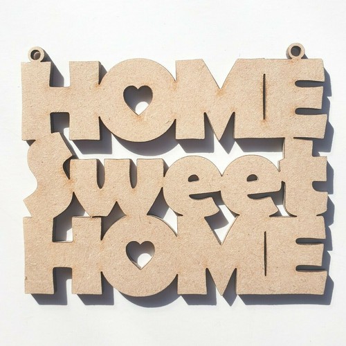 Wooden home sweet decor - home,
