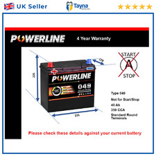 Car Battery 049 Powerline 049