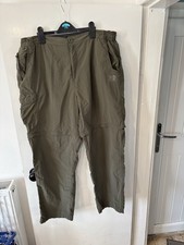 Mens Karrimor Walking/Hiking Trousers/Shorts XXL Waist 40" Regular KHAKI