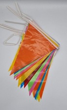 Multi-Colour Pennant Bunting – 10 m, 20 Flags