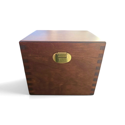 Vintage mahogany ply box with - vintage,