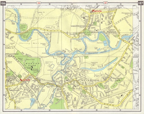 London weybridge addlestone - sw,