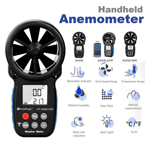 Holdpeak digital anemometer - holdpeak,