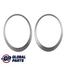 Mini R56 R57 Trim Ring Cover Headlight Rear Lamps Black Left Right N/O/S Set