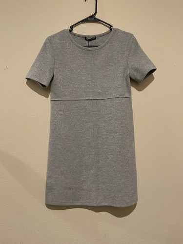 Zara gray knit soft - knit, dress