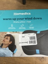 homedics shiatsu massage Pillow With Heat rechargeable