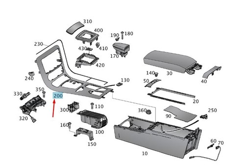 Mercedes benz slk r172 center - mercedes-benz,