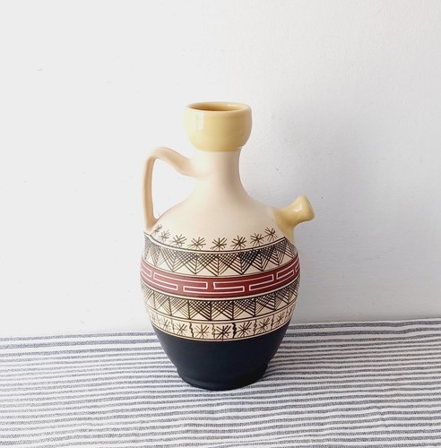 Vintage aegina greek pottery - aegina,