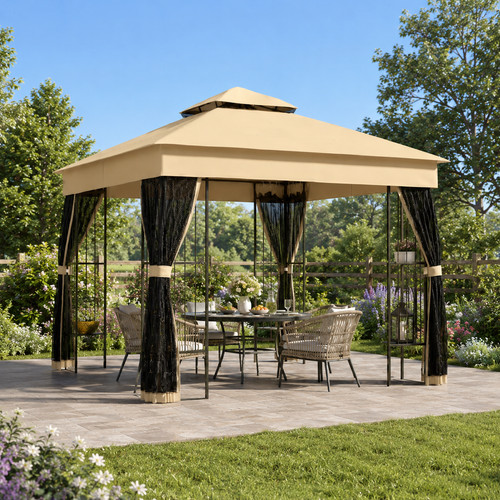 Outdoor garden gazebo - x,