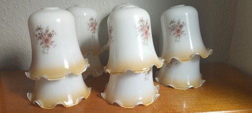 Vintage 1970s glass lamp