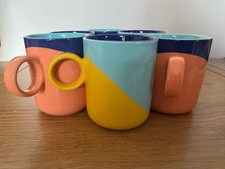 Habitat Dipped Mugs. X 6 