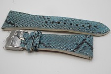 Glam Rock Python leather strap
