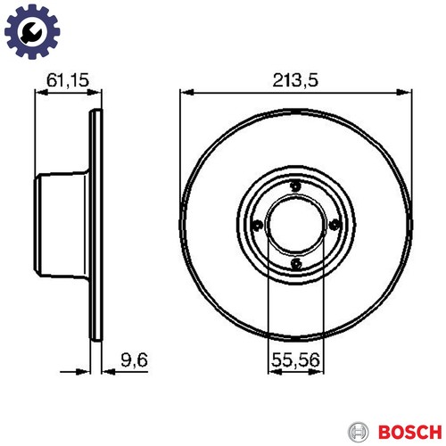 Brake disc 986 478 811 - brake,