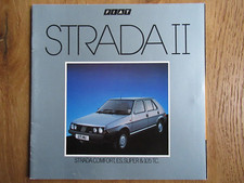 FIAT Strada II brochure 1983