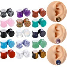 1 Pair Double Flared Organic