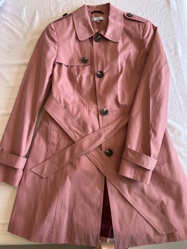 New pink trench - new,