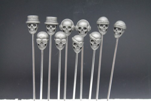 Set metal skull cocktail - metal,