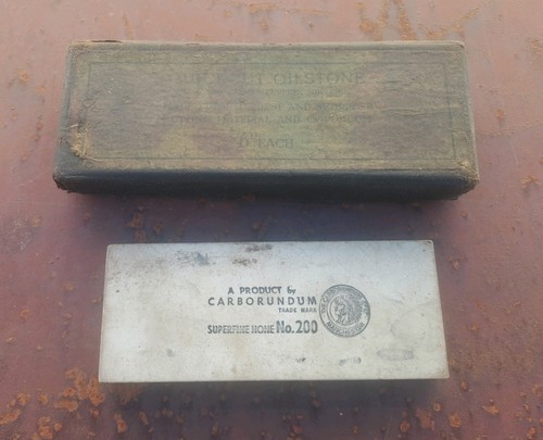 Vintage oil stones sharpening - oil,