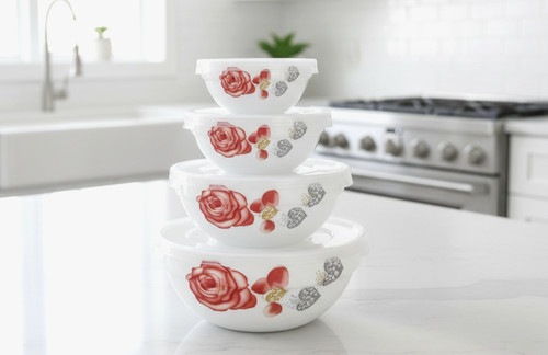 Glass bowls food - bowls,