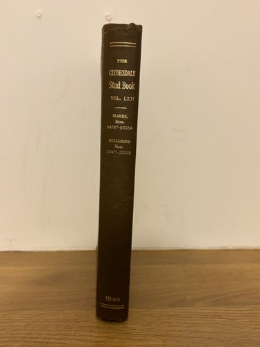 Clydesdale stud book - stud,